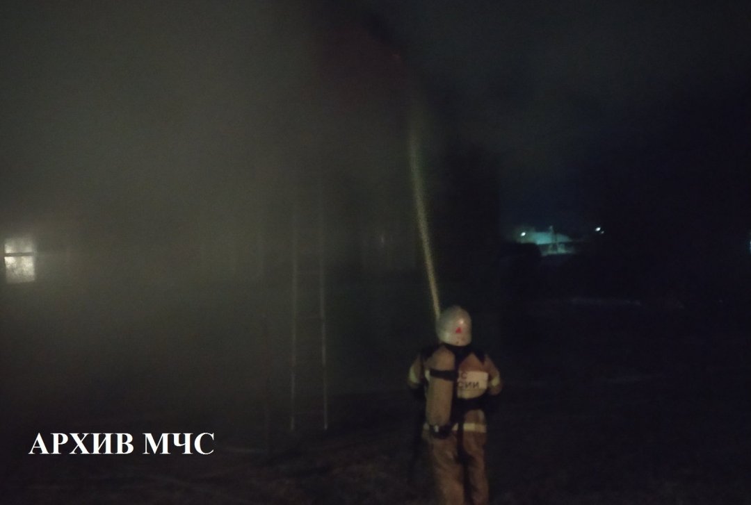 Пожар в Кадыйском районе, д. Котлово локализован